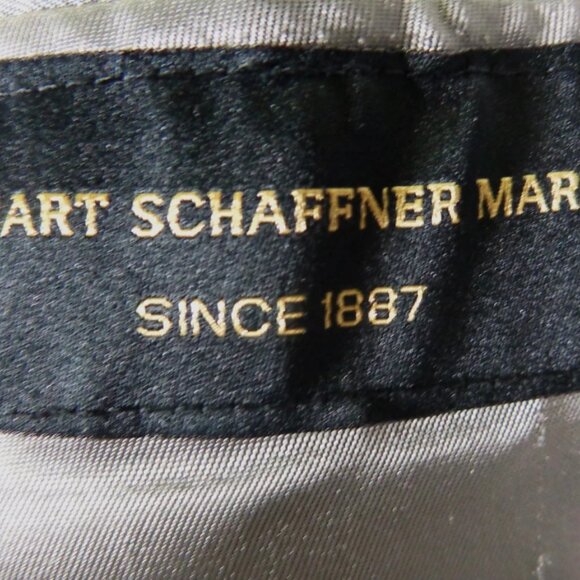 Hart Schaffner Marx 40S Wool Sport Coat Blue Gray - Picture 7 of 7
